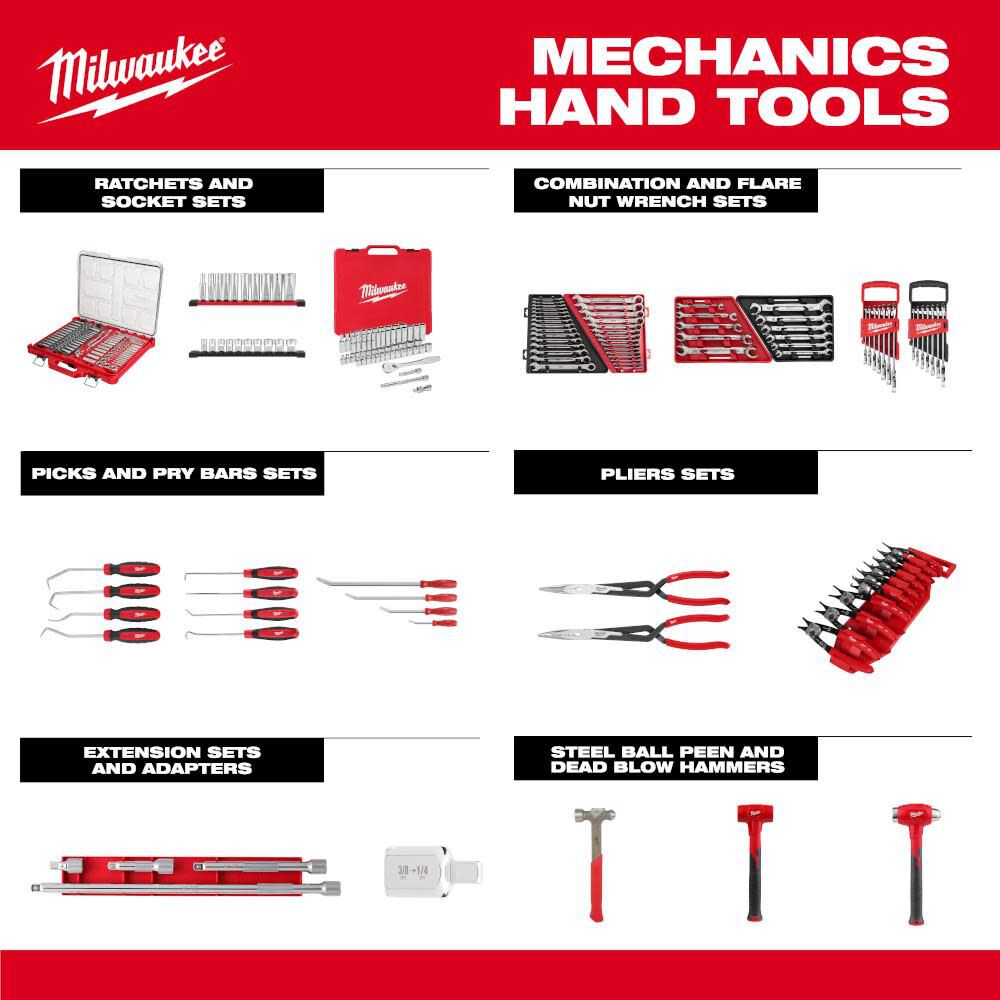 Milwaukee Trays for Metric Combination Wrench 15 Piece, large image number 7