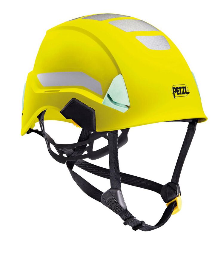 Petzl Strato Hi-Vis Unvented Type 1 Class E Safety Helmet Yellow
