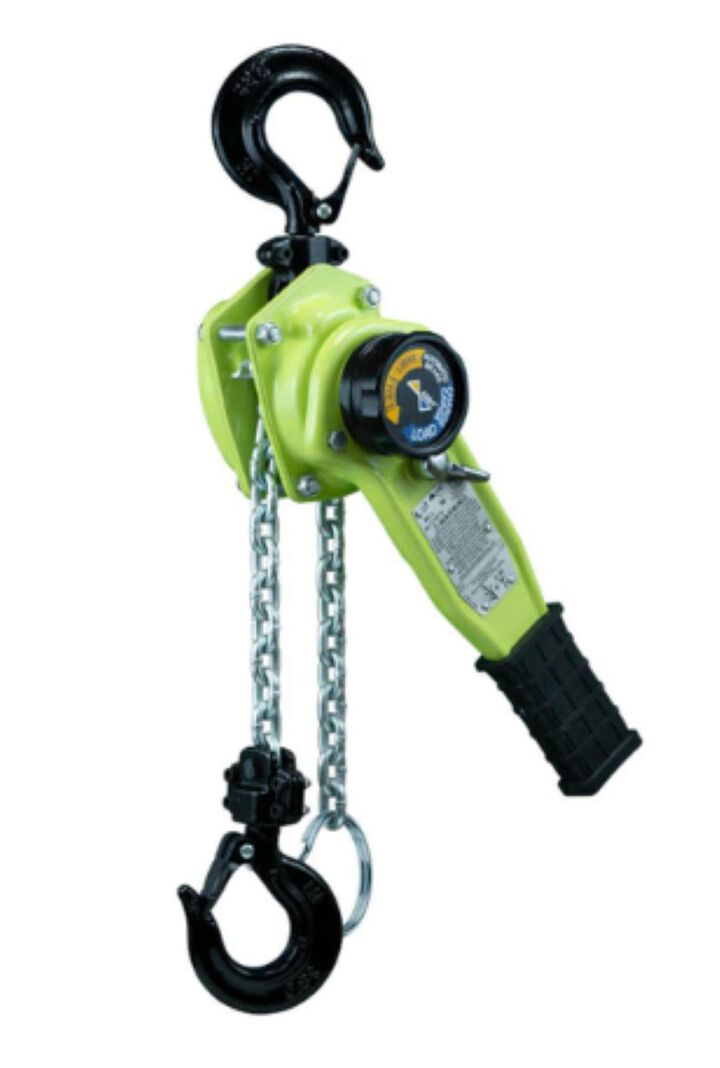 All Material Handling .8 Ton Lever Chain Hoist 20 Ft. Lift USA made Chain
