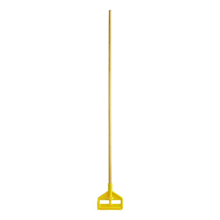 Rubbermaid 60in Natural Hardwood Side-Gate Wet Mop Handle