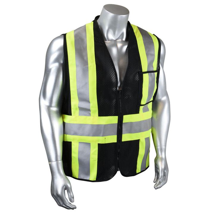 Radians Safety Vest Custom Type O Class 1 Black