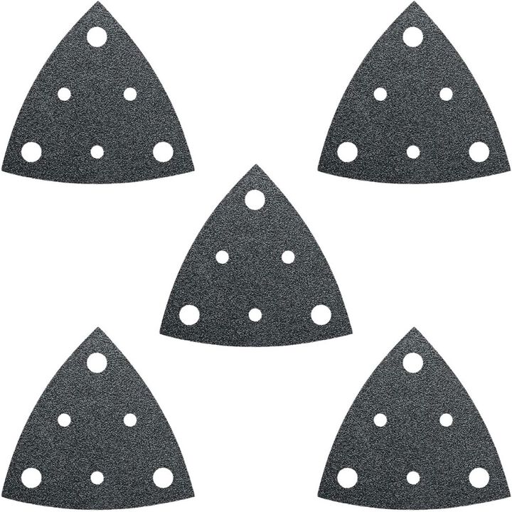 Fein Dustfree Sandpaper Triangle Hook & Loop, 220 Grit, 5 Pack