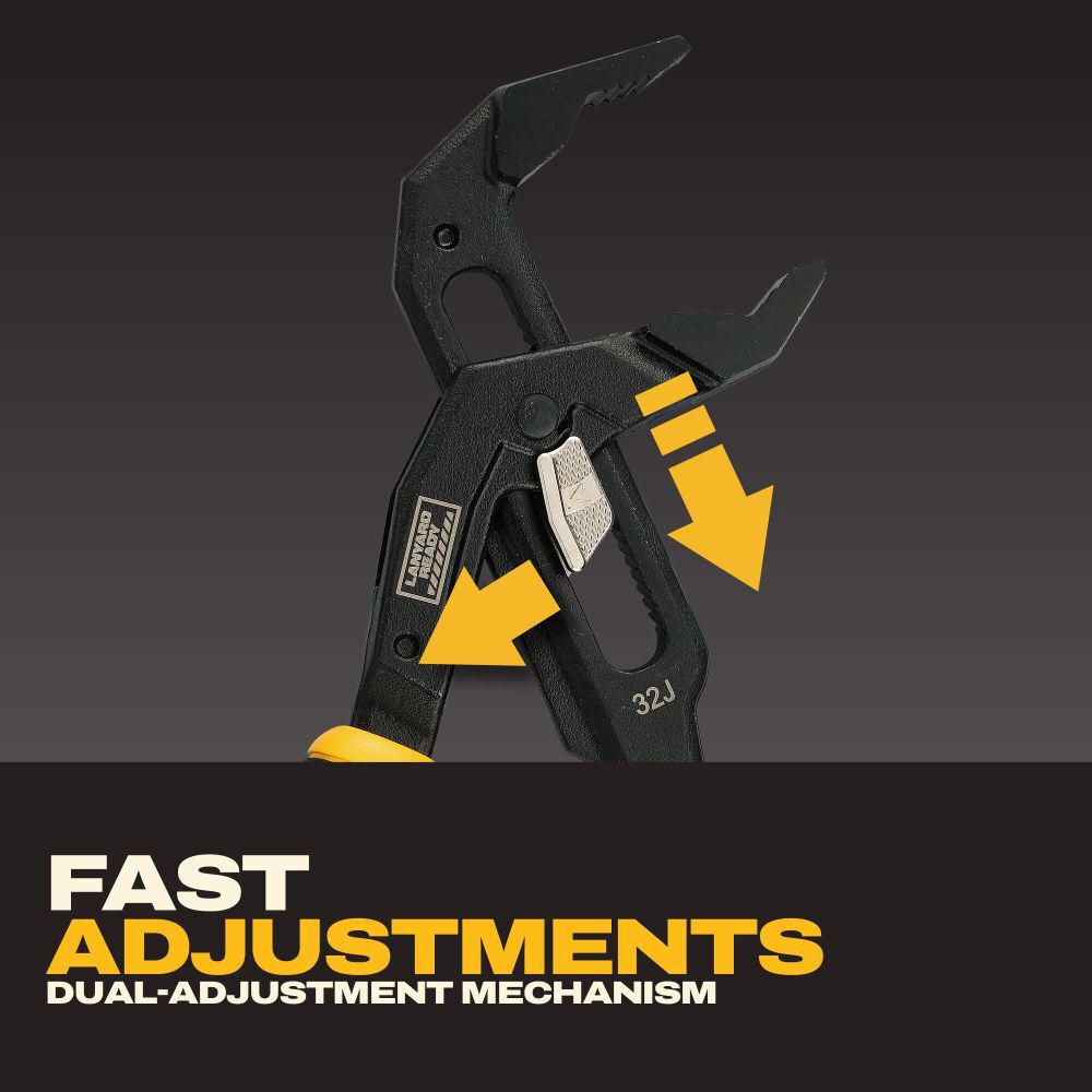 DEWALT 10 inch Slidelock V-Jaw Pliers 2 Pieces, large image number 3