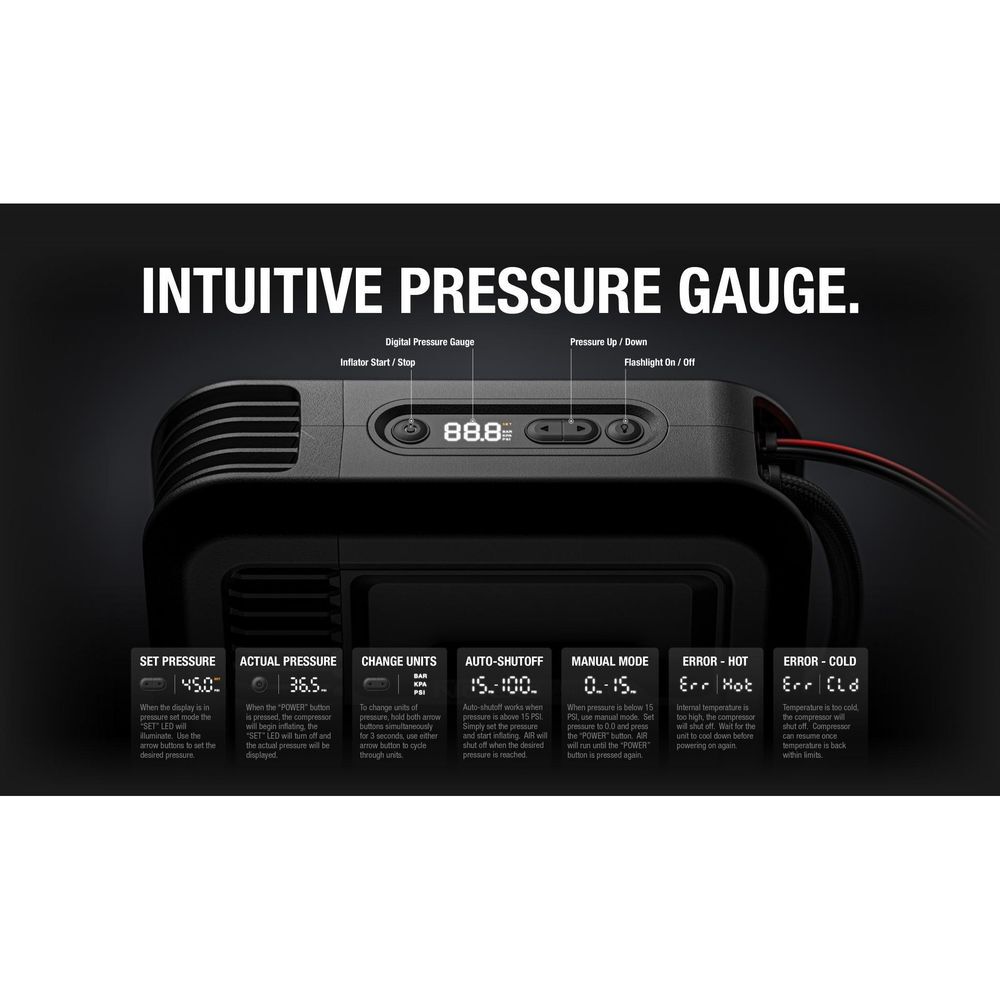 Noco 12V 20A 280W 100 PSI 47 SLPM Portable Air Compressor/Inflator, large image number 15