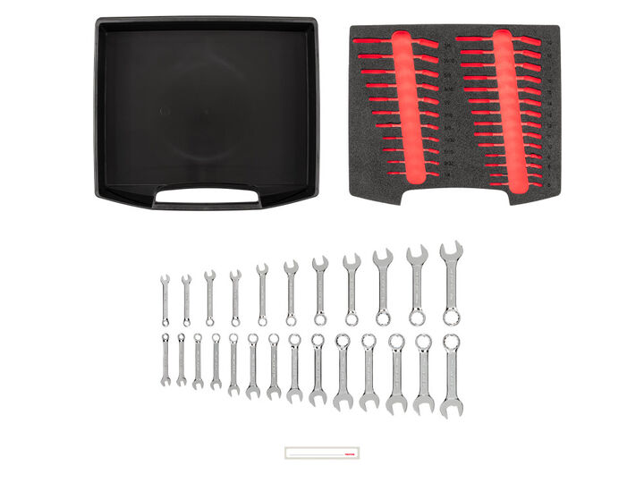 Tekton Stubby Combination Wrench Set, Drawer/Rack, 20 Piece (1/4-3/4 Inch), large image number 2