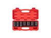 Tekton 1/2 Inch Drive Deep 6 Point Axle Nut Impact Socket Set, 7 Piece 29-38 mm, small image number 1