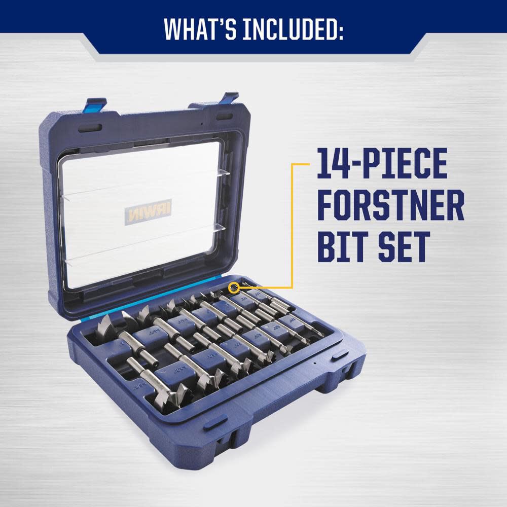 Irwin 14PC Forstner Bit Set Marples, large image number 3