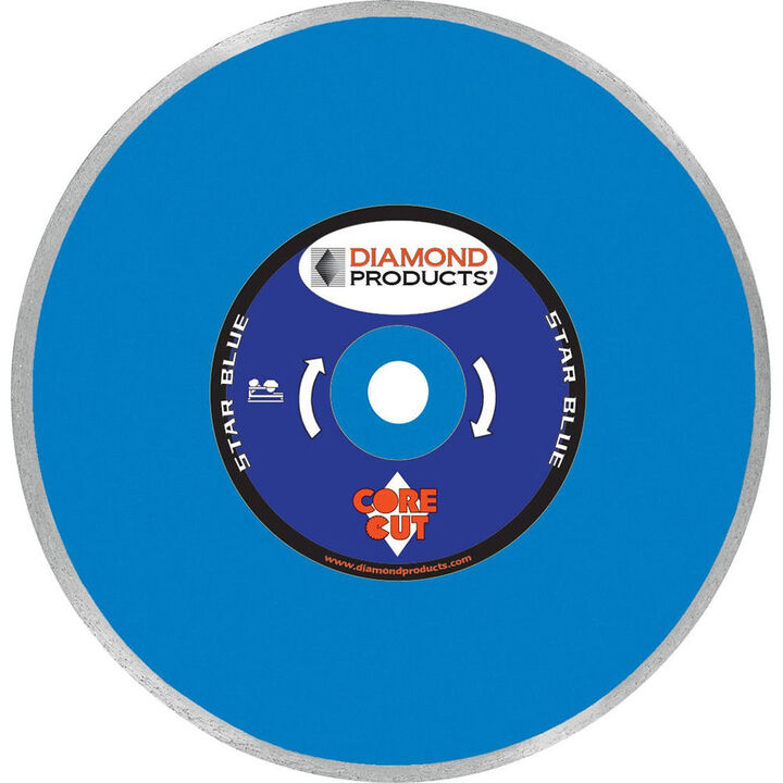 Diamond Products TD2B Star Blue 4 Inch Continuous Rim Diamond Blade for Tile