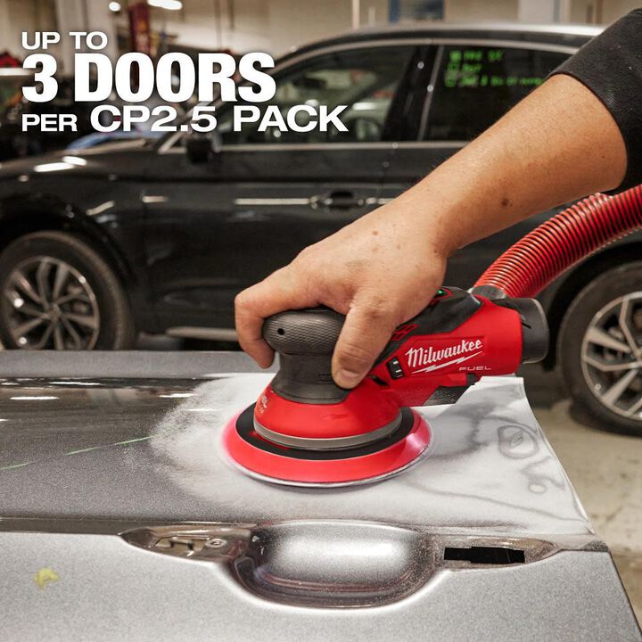 Milwaukee M12 FUEL 6 Inch Random Orbital Sander, 3/16 Inch (Bare Tool), large image number 11