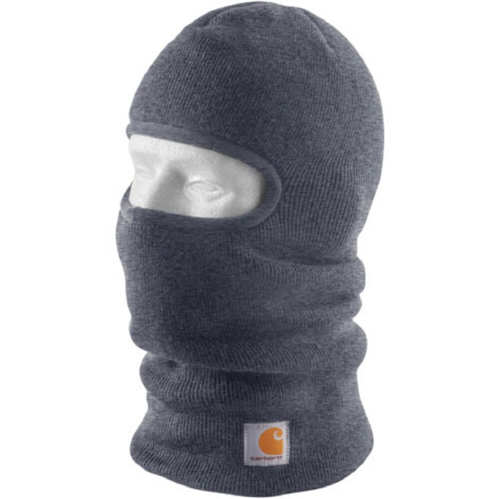 Carhartt Men's Insulated Charcoal Heather Face Mask, large image number 1
