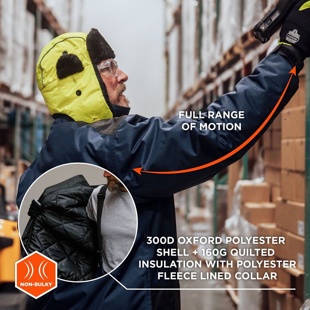 Ergodyne N-Ferno 6461 Insulated Freezer Jacket with Heat Reflective Lining L, large image number 5