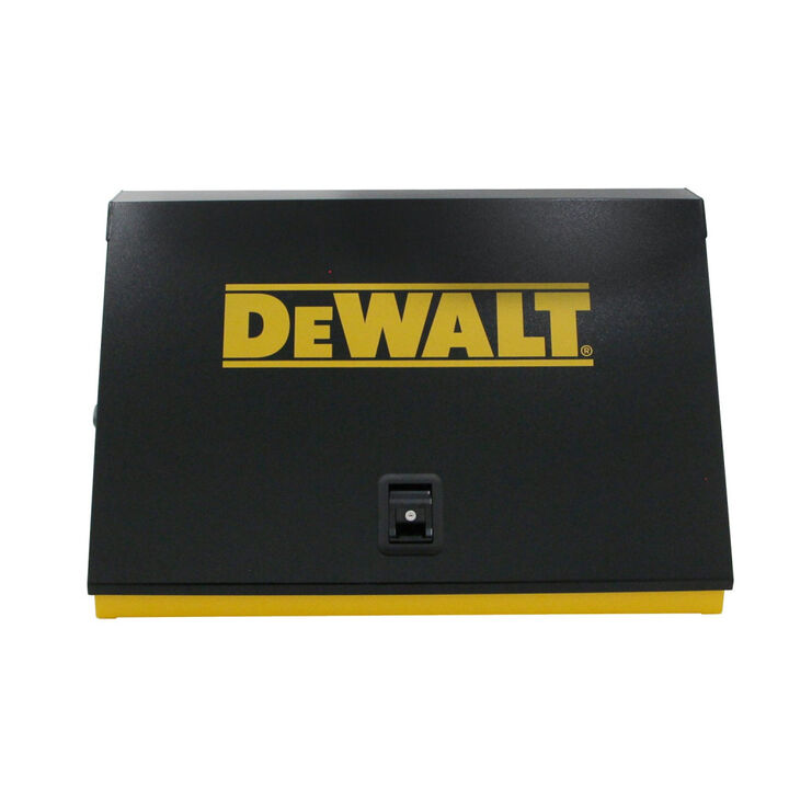 DEWALT 30 Inch x 15 Inch Black Lid and Yellow Body Triangle Toolbox - TOOLBOX ONLY, large image number 16