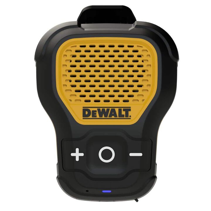 DEWALT Yellow/Black Jobsite Pro Lightweight Wearable Bluetooth Speaker