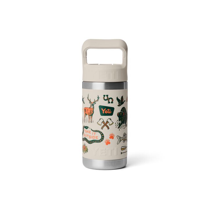 YETI Rambler Jr 12 Oz Kids Water Bottle Cape Summer Camp, large image number 1