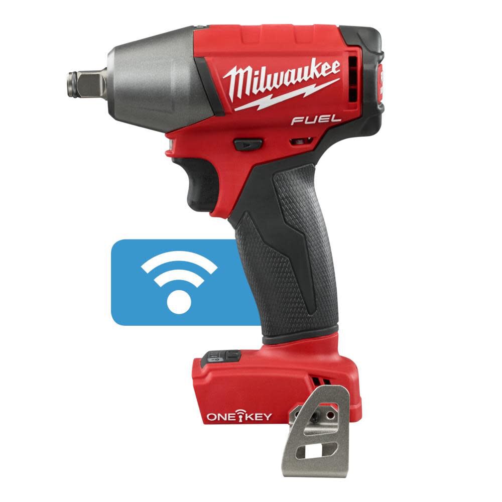 Milwaukee M18 FUEL 1/2 In. Compact Impact Wrench with Friction Ring with ONE-KEY (Bare Tool), large image number 14