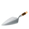 Bon Tool Brick Trowel Narrow London Forged 12 Inch with Leather Handle, small image number 1