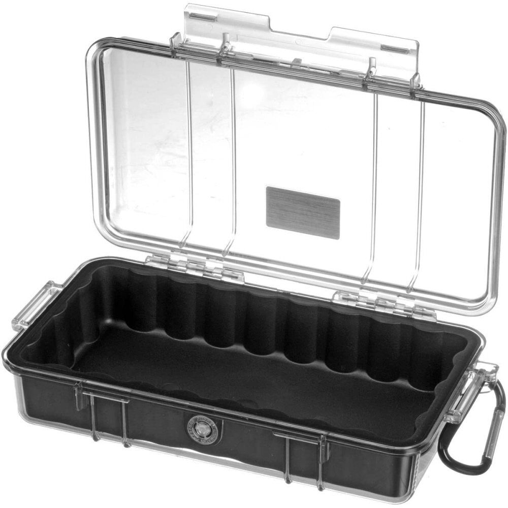 Pelican 1060 Polycarbonate 0.05 Cu-Ft. Micro Case, Black/Clear, large image number 3