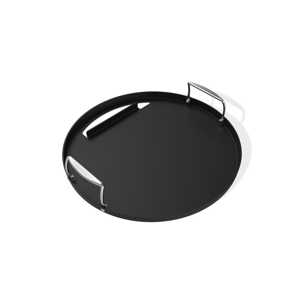 Weber Rust-Resistant 22 Inch Carbon Steel Round Griddle Insert for Charcoal Grills, large image number 2