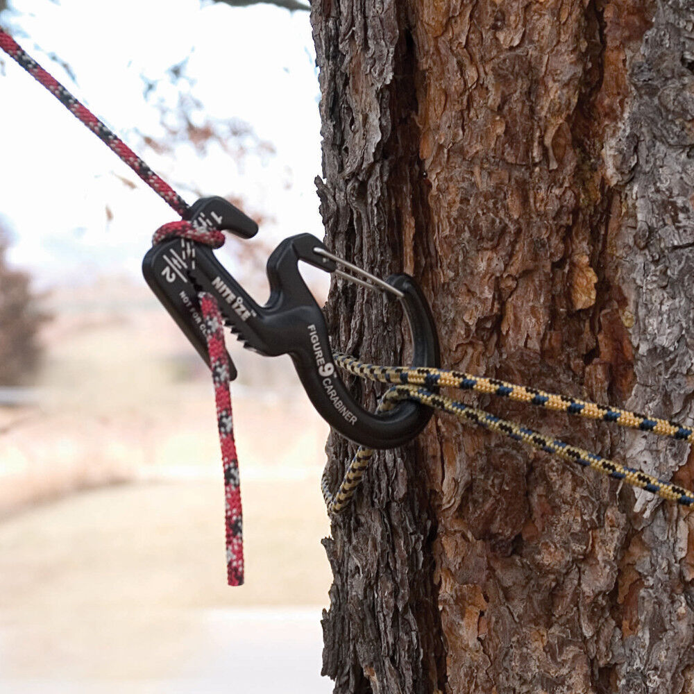 Nite Ize Figure 9 Carabiner Rope Tightener Large Black, large image number 10