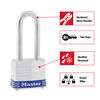 Master Lock 1-9/16 Inch Laminated Steel Body 4-Pin Locking Keyed Alike Padlock, small image number 2