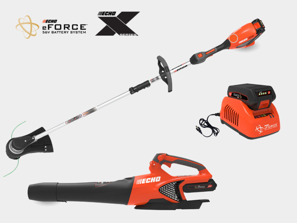 Echo 56V eFORCE Trimmer Blower Combo Kit with 2.5Ah Battery/Charger, large image number 2