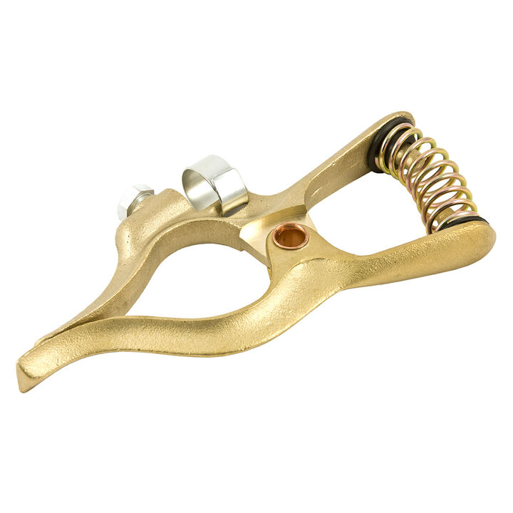 Forney Industries Ground Clamp, 500 AMP, Brass