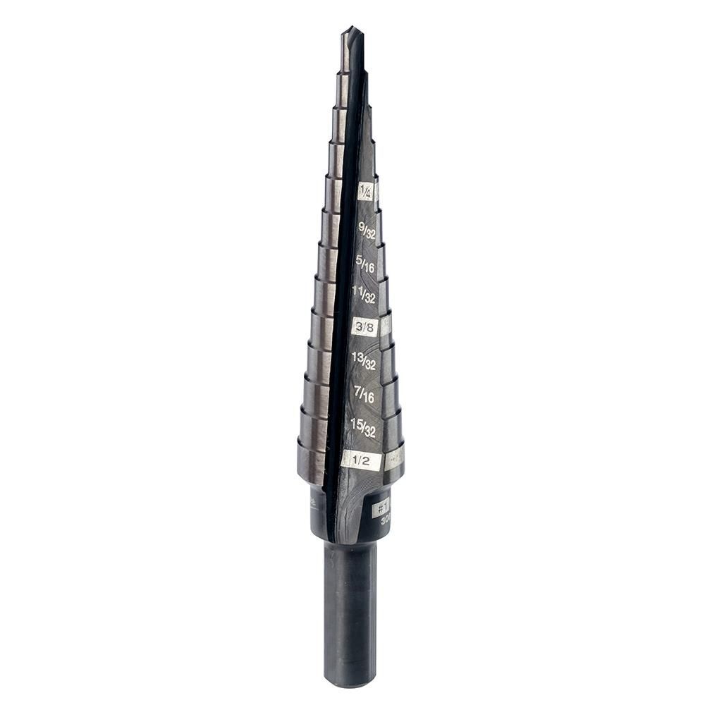 Milwaukee #1 Step Drill Bit 1/8 in. - 1/2 in. x 1/32 in., large image number 1