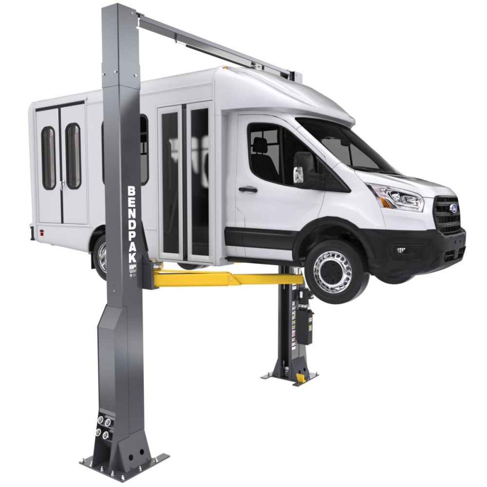 Bendpak 16AP-192 16000 Lbs High-Rise Clearfloor Two-Post Car Lift, large image number 3