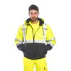 Portwest Yellow and Black Hi-Vis Premium Bomber Jacket - 5XL, small image number 3
