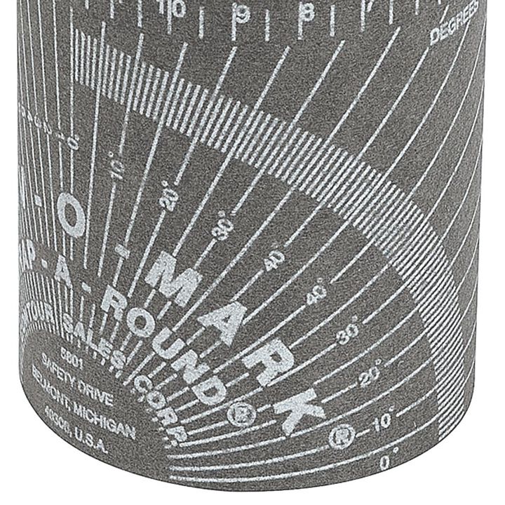 Jackson Safety Flexible Wrap-A-Round Pipe Marking Tool 3 In. to 10 In. Pipe Diameter Black Large, large image number 1