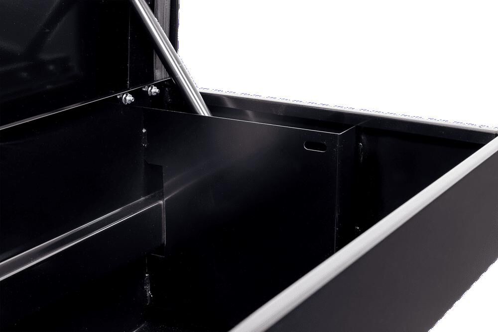 Weather Guard 87in Lo-Side Truck Tool Box Steel Gloss Black, large image number 7