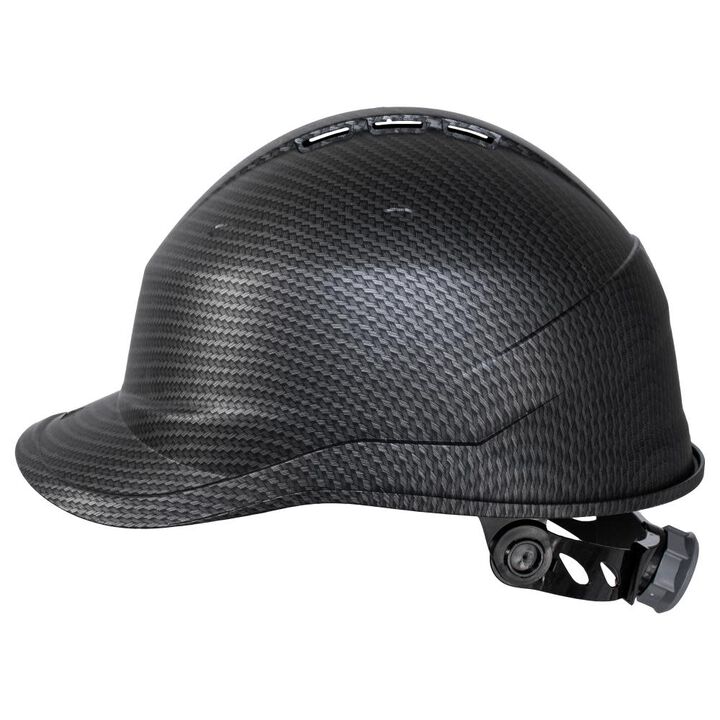 Delta Plus Diamond Vented ABS Safety Helmet Carbon Fiber, large image number 0