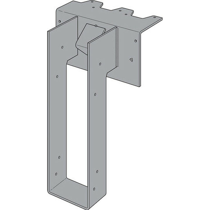 Simpson Strong-Tie 10 Gauge 3-1/2 x 16 In. Joist Gray Coating DGF Fire Wall Hanger, large image number 1