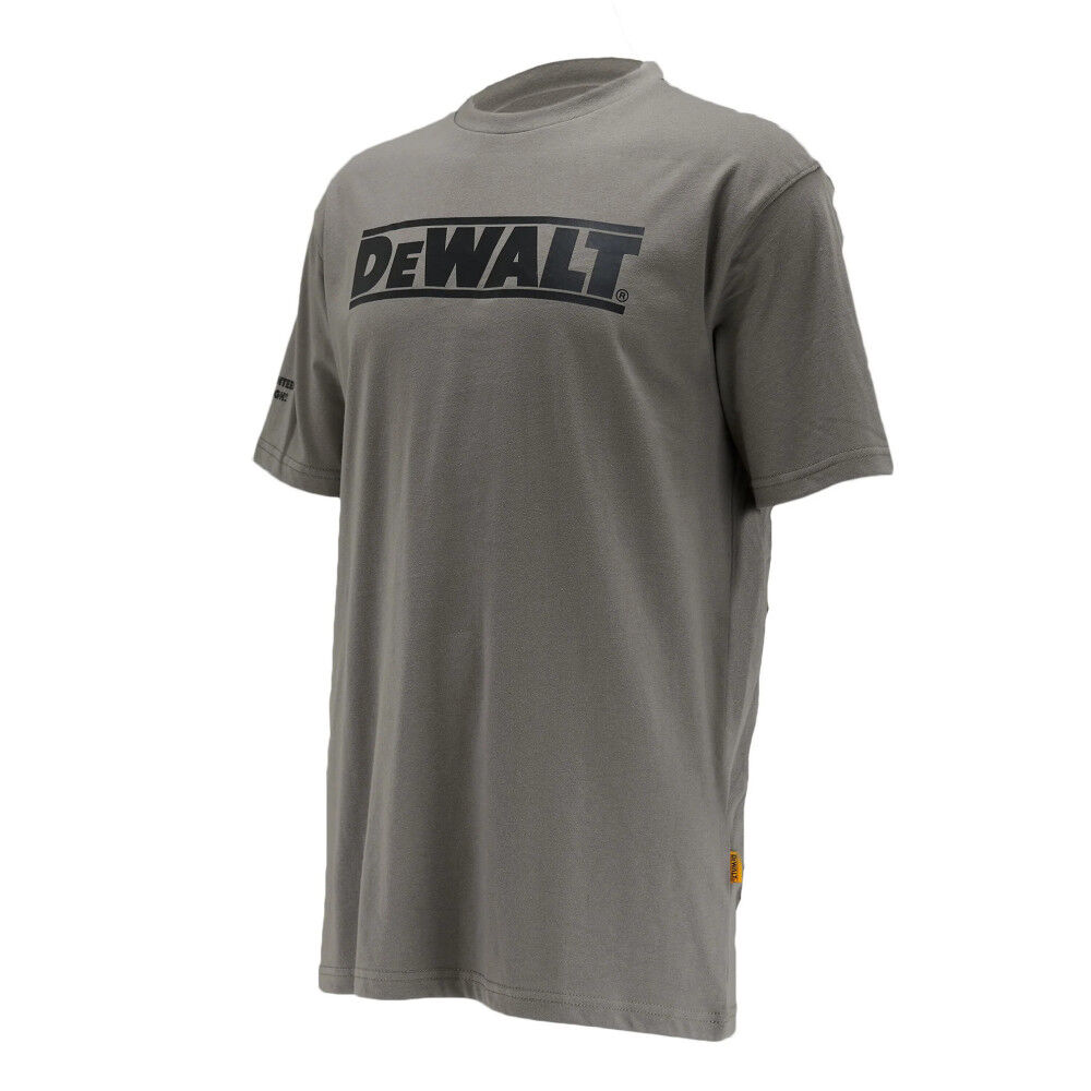 DEWALT Brand Carrier Short Sleeve T-Shirt Charcoal Medium, large image number 3