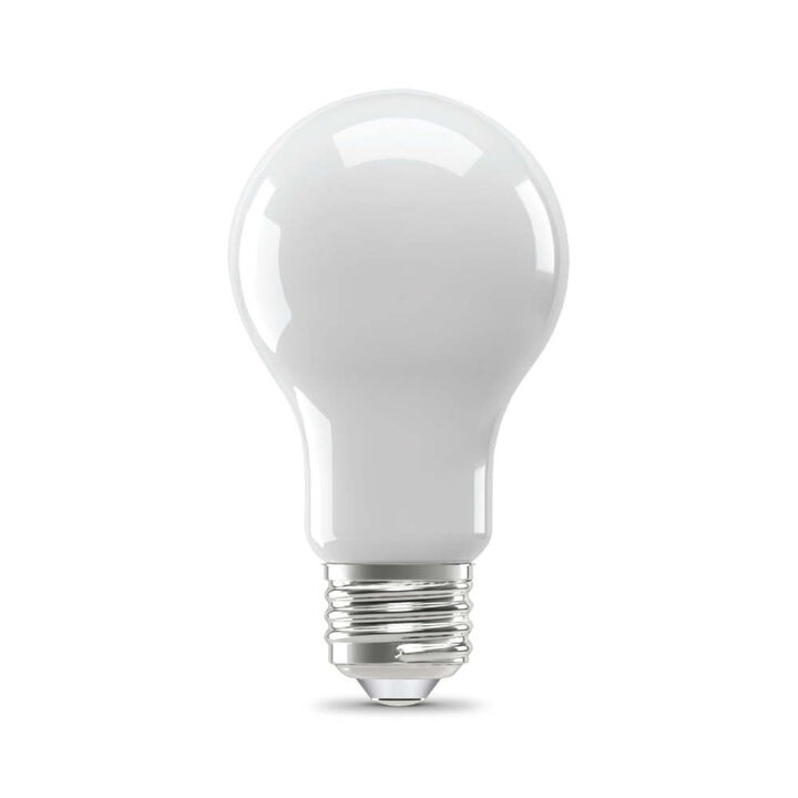Feit Electric 8.8W 800 Lumens A19 E26 Base LED Bulb Soft White Frosted 8 Pieces, large image number 1