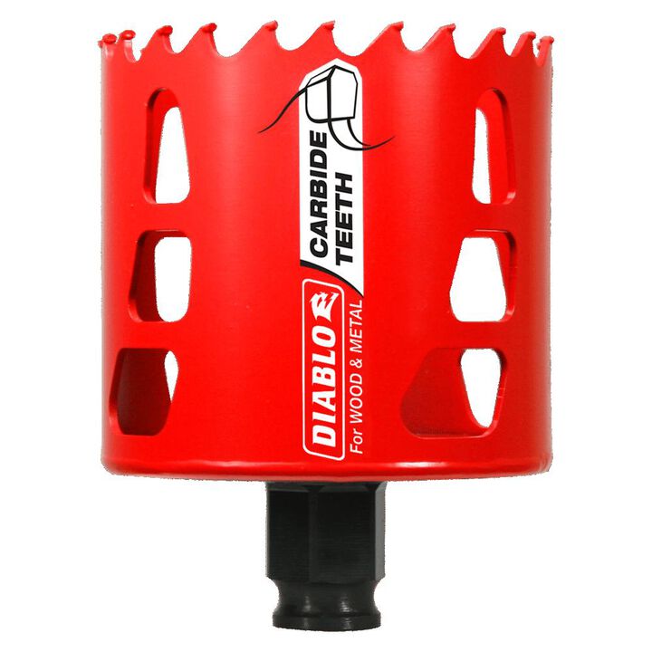 Diablo Tools 2-3/4in (70mm) Carbide-Tip Wood & Metal Holesaw