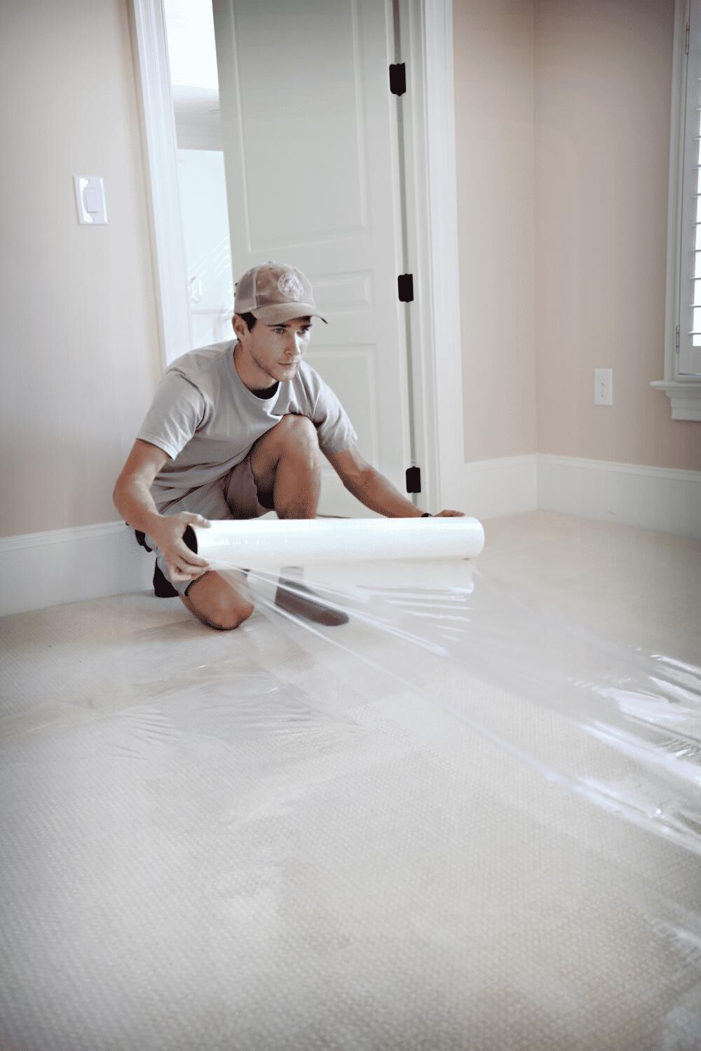 Trimaco Easy Mask Carpet Protection Film, 2 mil, 36 Inch x 200 Ft., large image number 6