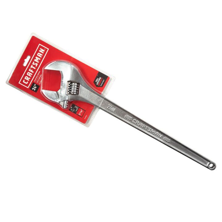 CRAFTSMAN 24 Inch All Steel Adjustable Wrench, large image number 7