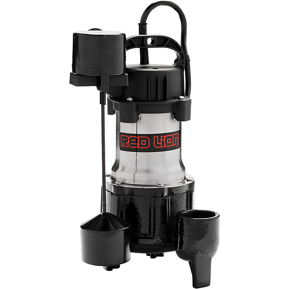 Red Lion 1/2 HP 3450 GPH Submersible Stainless Steel Sump Pump, large image number 1