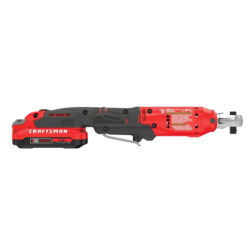 CRAFTSMAN V20* 3/8 Inch Cordless Drive Ratchet Kit, large image number 4