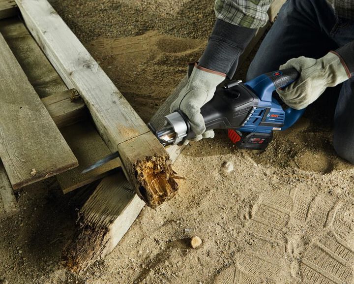 Bosch 18V EC 1-1/4 Inch-Stroke Multi-Grip Reciprocating Saw (Bare Tool), large image number 8