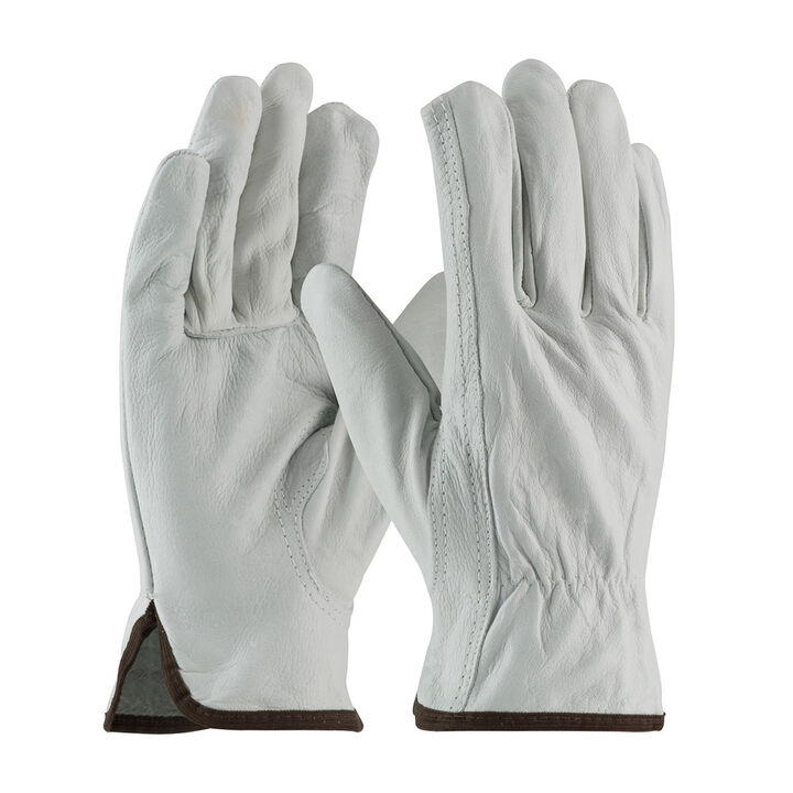Protective Industrial Products Top Grain Cowhide Leather Drivers Economy Grade Keystone Thumb XL 12 Pairs