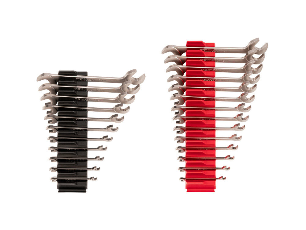 Tekton Angle Head Open End Wrench Set, 25 Piece, (1/4-3/4 Inch, 6-19 mm), large image number 1