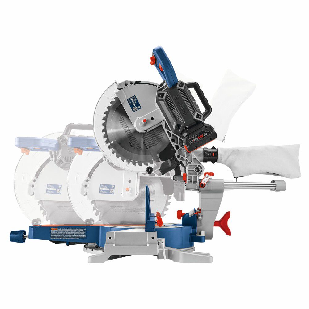 Bosch 18V 12 Inch Slide Miter Saw (Bare Tool) - Reconditioned, large image number 3