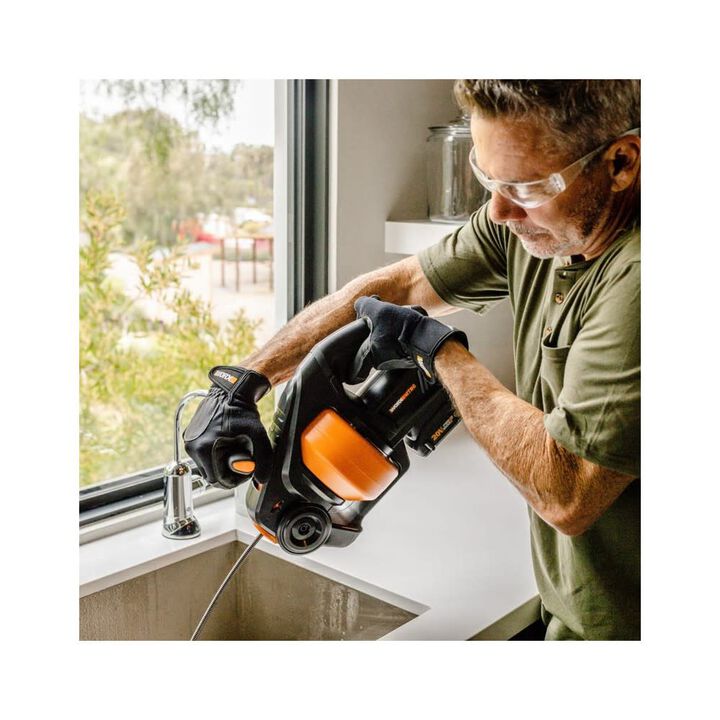 Worx Nitro Power Share 25 ft 20V 2Ah Cordless Drain Auger, large image number 3
