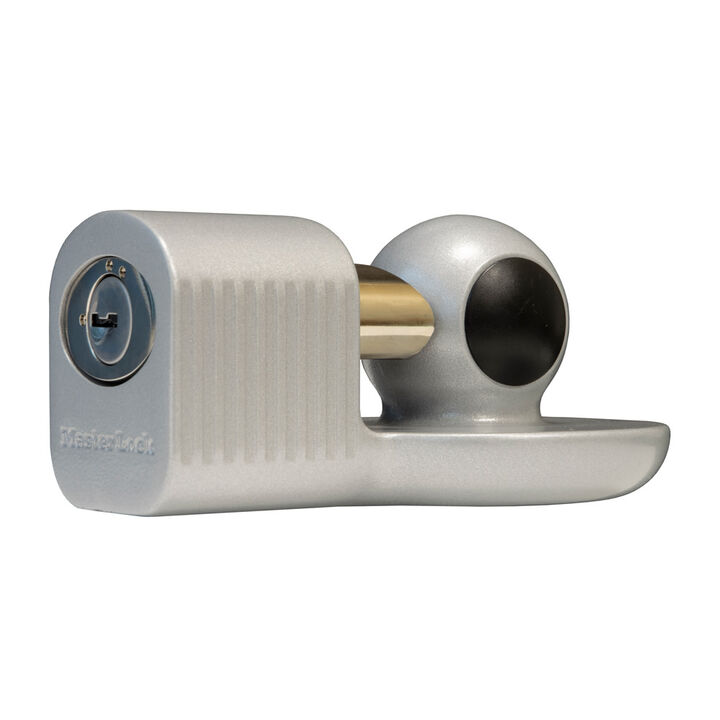 Master Lock Silver Alloy Steel Trailer Coupler Lock
