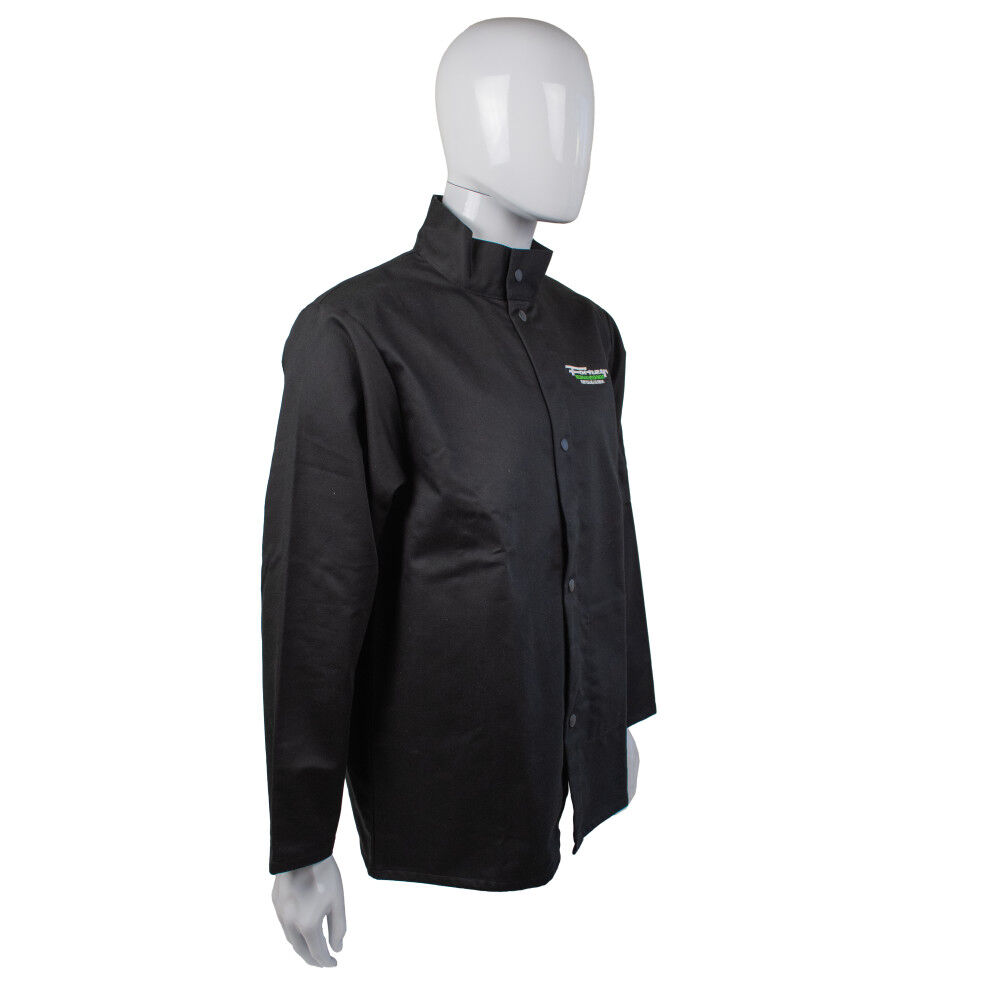 Forney Industries Flame Retardant Light-Duty Welding Jacket, Black, 2X, large image number 1