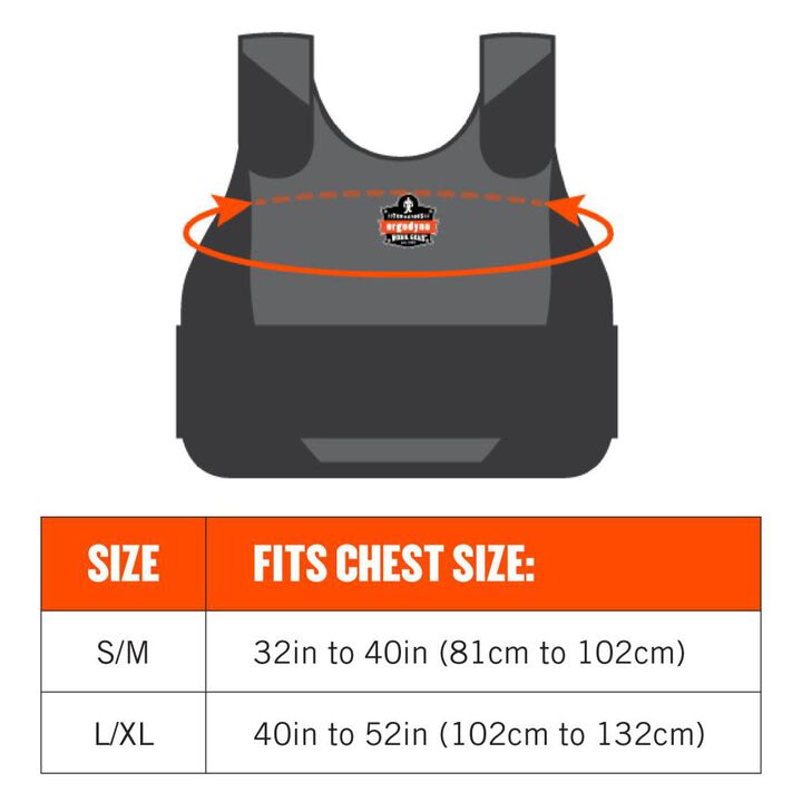 Ergodyne Ergodyne Chill Its 6215 Cooling Vest FR with Packs, large image number 5
