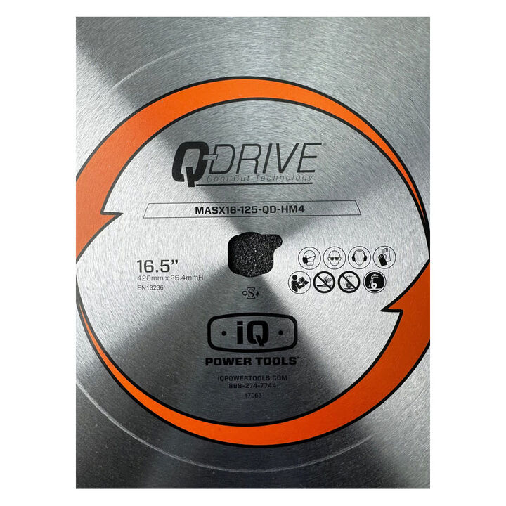 iQ Power Tools 16.5 Inch Segmented Rim Extreme Hard Diamond Blade for Masonry, large image number 3