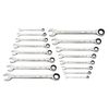 GEARWRENCH 30 Piece 90T 12 Point Metric & SAE Combination Ratcheting Wrench Set Bundle, small image number 3